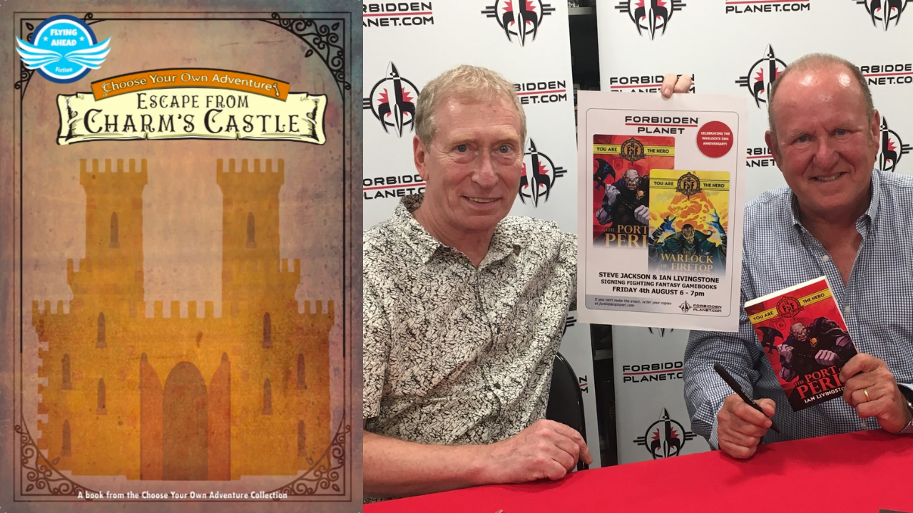 Choose your own adventure books blog title